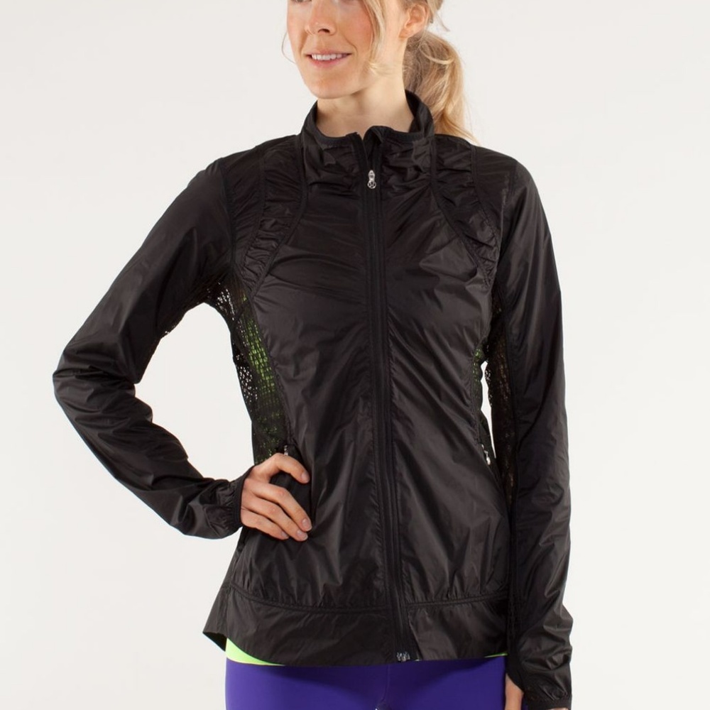 Lululemon Nothin' To Hide Run Jacket Black